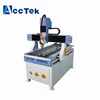 AccTek vacuum table linear square rails wood cnc router 6012 rotary axis/ 4 axis mini cnc router carving machine