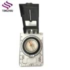 Outdoor professional plastic folding map Compass
