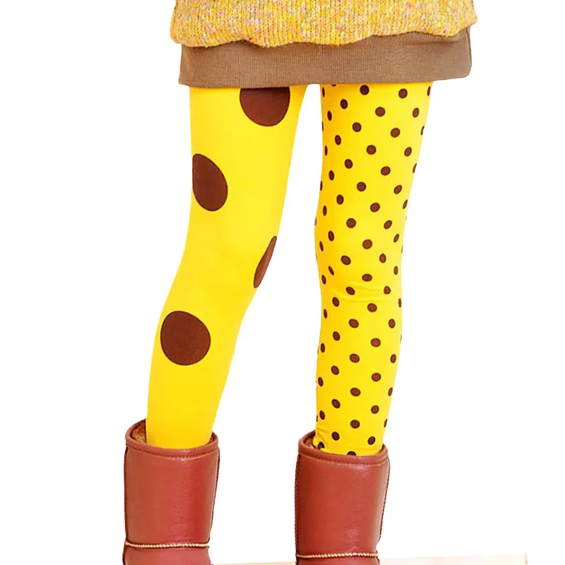 Autumn Dot Girls Kids Leggings Baby Girl Cotton Casual Trousers Pants Spring Children's Leggings Toddler Clothing collant fille