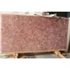 natural gemstone pink quartz keystone natural coral stone outdoors floor tile