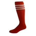 GSM-185 Good Quality Orange Knitted Colorful Fancy Knee High Red Running Socks Men
