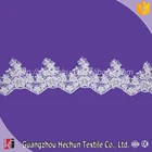 Popular Bridal Lace HC-3871 Hechun 100 Polyester Beaded Bridal Lace Trim For Bridal Veil