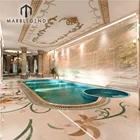 Contemporary architectural Luxury house interior 3d swimming pool design services