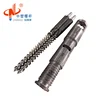 Promotion Inventory PE Sheet Profile Extruder Twin Conical Screw Barrel