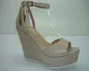 Snake pu cheap price high heel wedge sandals summer jute high heel wedge sandals high heel wedge sandals with feather