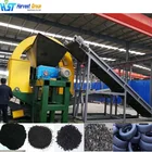 small business waste tire shredding machine for recycled tire