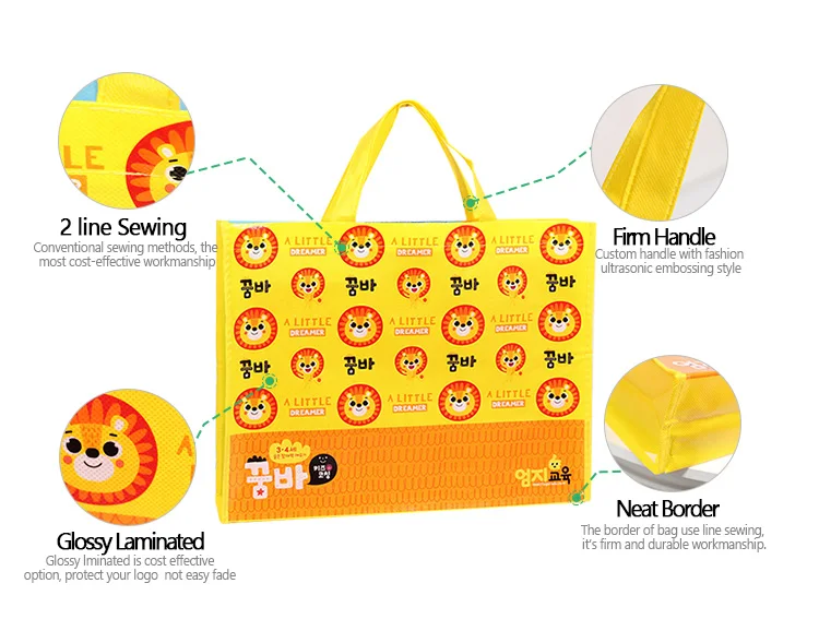 new product promotional gift laminated pp non woven bag with