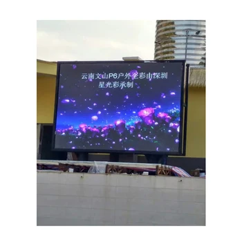 waterproof ip65 outside 192x192mm fullcolor led street advertising screen price