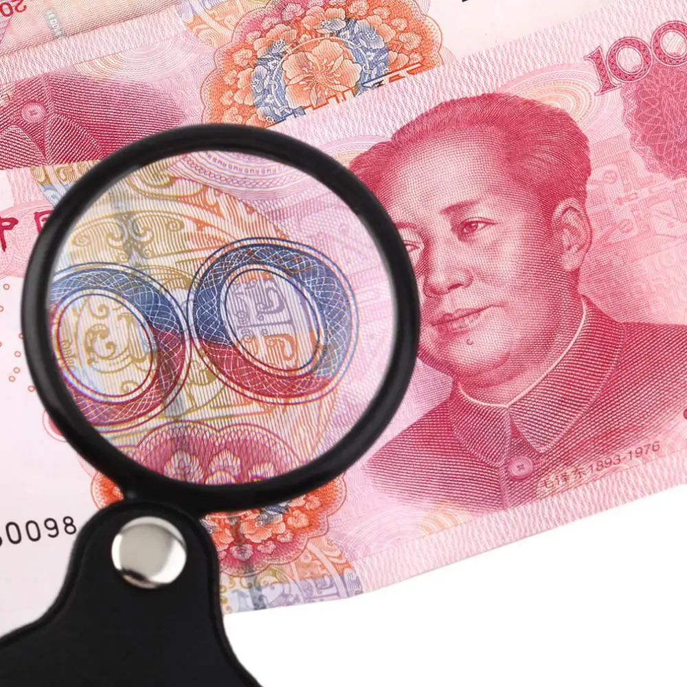 hot selling Mini Pocket 5X 45mm Folding Jewelry Magnifier Magnifying Eye Glass Loupe Lens