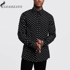 Men Rayon long Sleeve Button-Down Shirts Custom Triangle Floral Printed Hawaiian Shirts