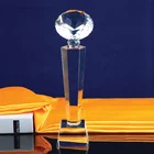 China Wholesale Home Decoration Clear Blank k9 Crystal Diamond Crafts