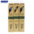 Eco-friendly Natural Biodegradable Charcoal Bamboo Toothbrush for children