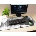 Extended Precise positioning natural rubber Gaming Mouse Pad with Custom Logo