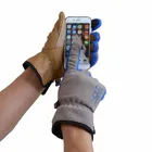 Mens Premium Goatskin Wholesale Thinsalate Touch Screen Fleece Winter Leather Gloves