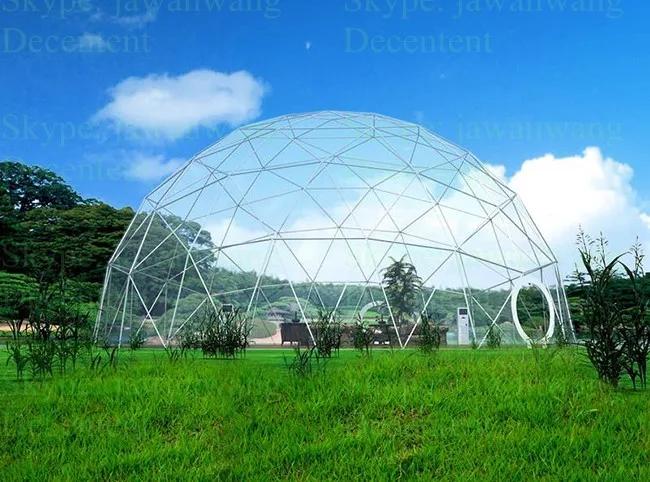 luxury geodesic dome tent with clear pvc fabric or white pvc 2.jpg