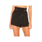 Custom clothing Drawstring waist big eyelet women shorts