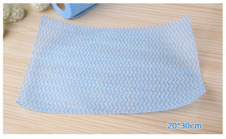50sheets/roll Household scouring pad Kitchen nonwoven dish Cloths Cleaning Tools