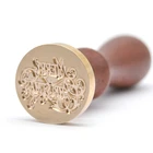 for Decoration Stamps Wax Custom Personalized Wedding Monogram Wood Handle Antique Sealing Wax Stamps