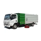 Offre Spéciale Chine Diesel 4*2 camion de balayeuse de route de Vide pour le lavage et le nettoyage de rue