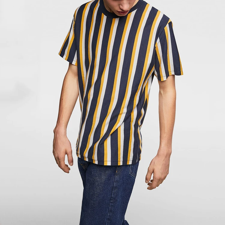 vertical striped t shirt mens