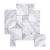 Samisotne Cloudy Grey Marble French Pattern Pavers
