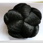 Afro hair bun accessories loose low temperature hair bun for Afro black women female