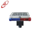 LYAF Red And Blue LED Solar Traffic Warning Light For Road Traffic