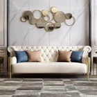 Designer European Style Modern Luxury Living Room Home Furniture 3 Seater Leather Sofas sets Iitalian Velvet Couch