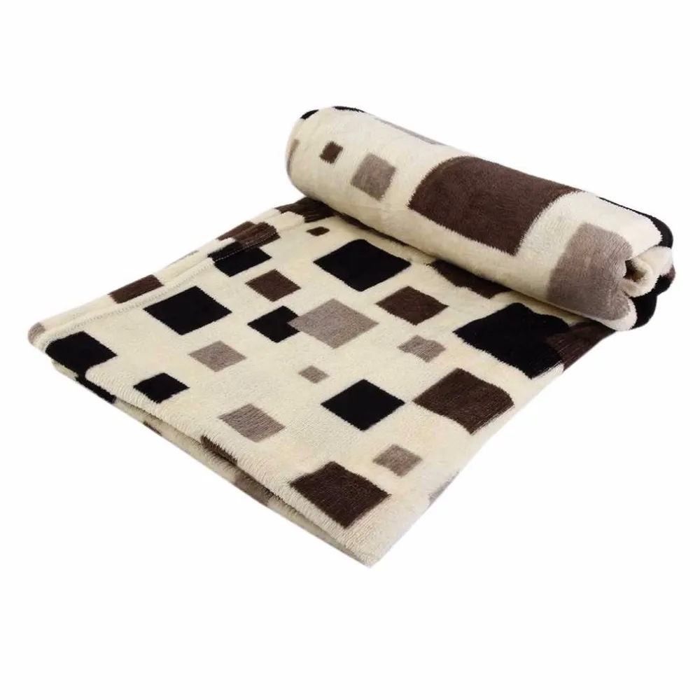 150*200cm /180*200cm Super Soft Simple/Rose Style/Sheep House Thin Blanket Throw Blanket Rug Plush Fleece Sofa Bed Decoration