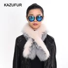 100% Real Fox Fur Scarf Fox Fur Collar Ladies Genuine Fox Fur Scarves Collar