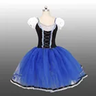 MBQ1126 Adult black velvet Girl's Giselle Romantic rulle performance blue ballet tutu dress costumes