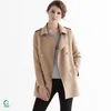 SWC100 Wholesale Clothes Double-Breasted Latest Coat Designs for Women