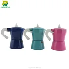 Colored 6 Cup Italian Stove top Aluminum Moka Percolator Espresso Coffee Maker
