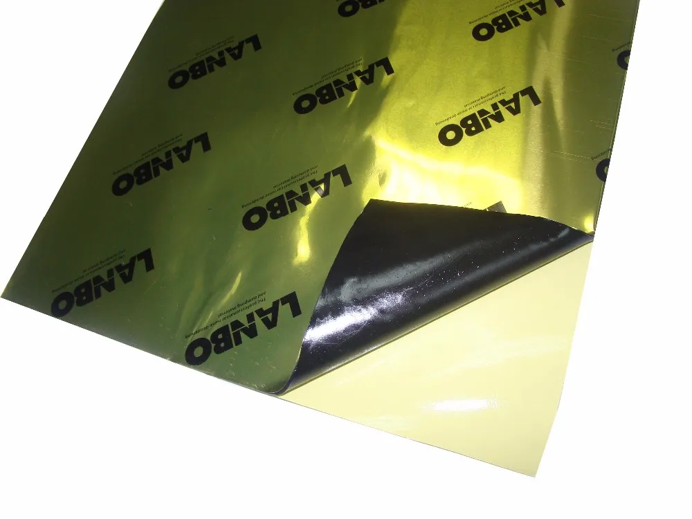 ZZ-05 Golden foil butyl rubber auto sound deadening