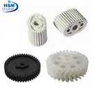 Customized clear plastic double gear wheel