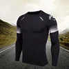 Mens Fitness And Yoga Wear Compression Shirt Long Sleeve