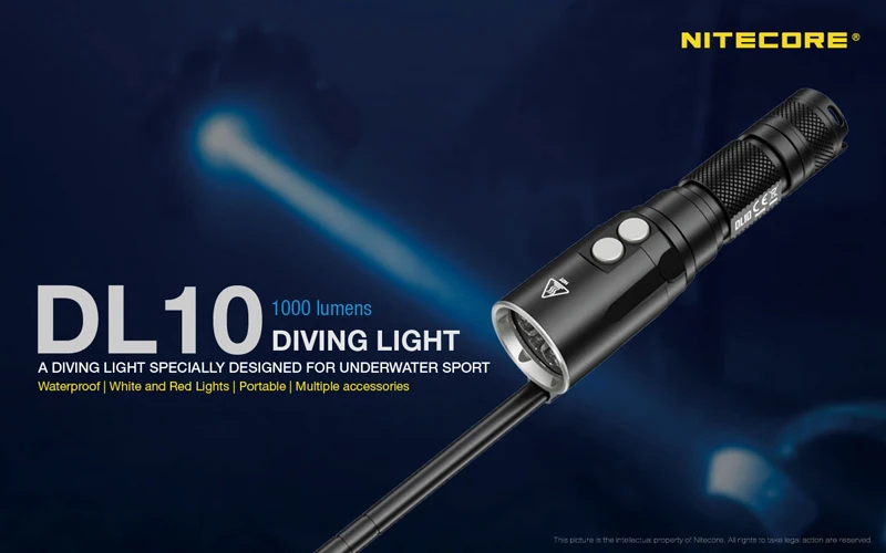 Nitecore DL10 Diving Light (5)