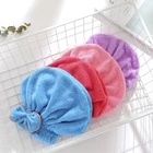 micro fiber child face color quick-dry hair towel turban