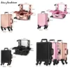 cosmetic beauty case, aluminum makeup cosmetic portable travel organizer case bag, professional beauty case cosmetic
