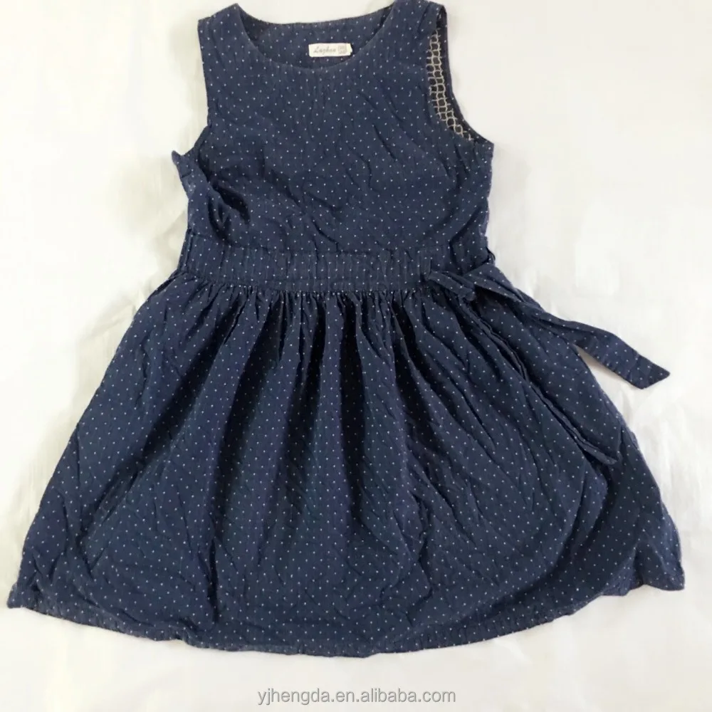 Second hand clothing Ladies summer cotton dress secondhand clothing used clothing supplier