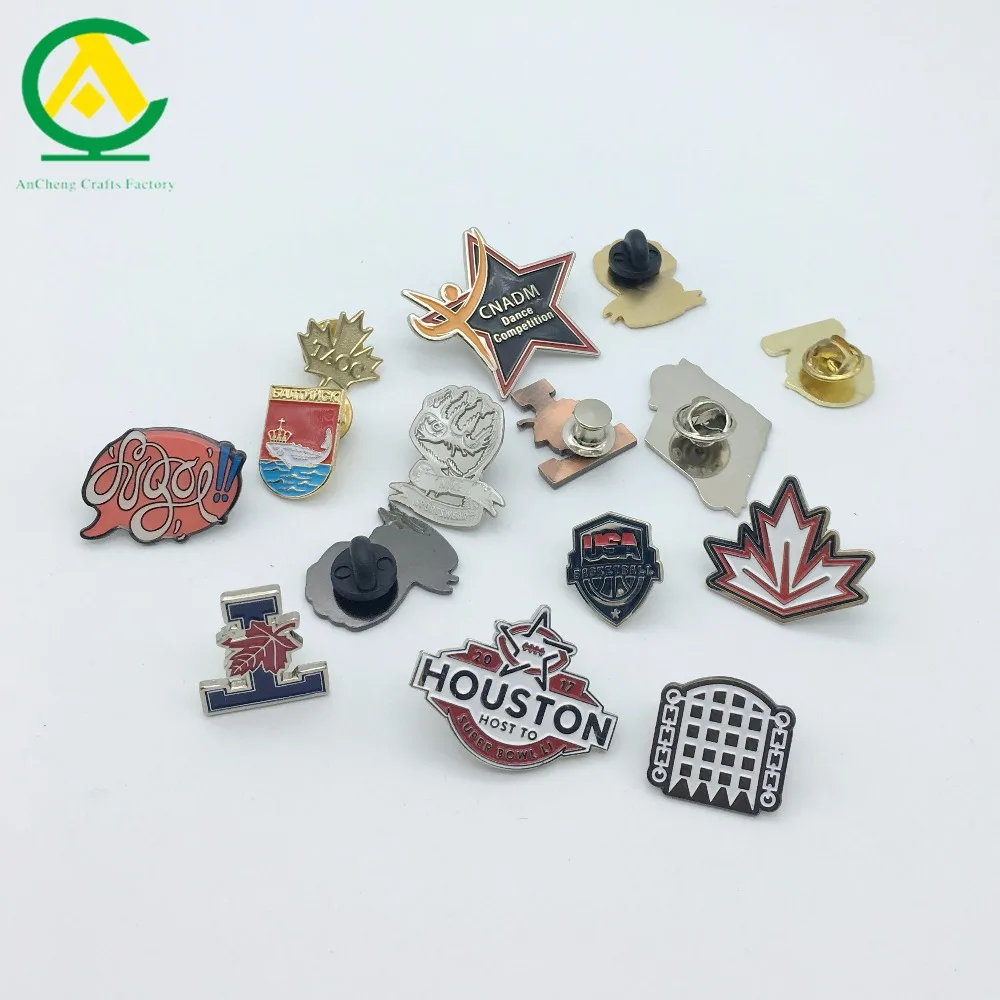custom design pins badge gifts brooch clips metal / alloy zinc