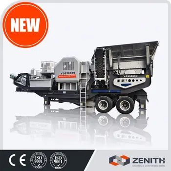2018 newest heavy equipment granite mobile crusher gold mining equipment