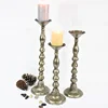 Antique silver Finish Metal Pedestal Tea Light Candle Holders
