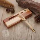 Gifts and Souvenirs Maple Wood Ballpoint Pen with Wood Pen Box