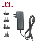 Wall Plug / Interchangeable Type 50W 60W DC output 24 volt adaptor 24V 2000ma 2500mA ac dc adapter power supply 24vdc 2a 2.5a