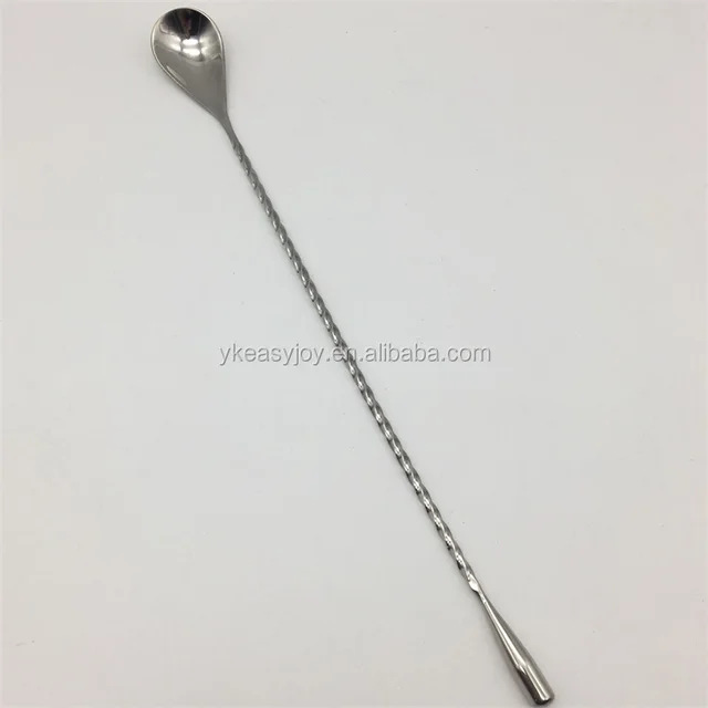 bar tools cocktail drinking stirring rod/mixing twisted spoon
