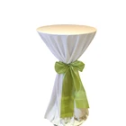 High bar table cover cocktail table cloth for wedding