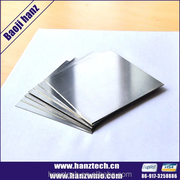 titanium memory alloy plate