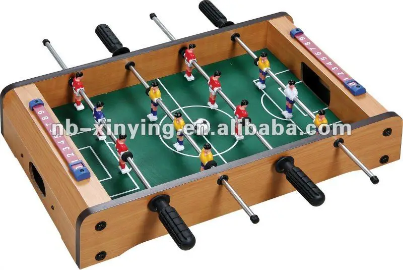 Mini Wooden Tabletop Foosball Game With 4 Legs Buy Tabletop Foosball