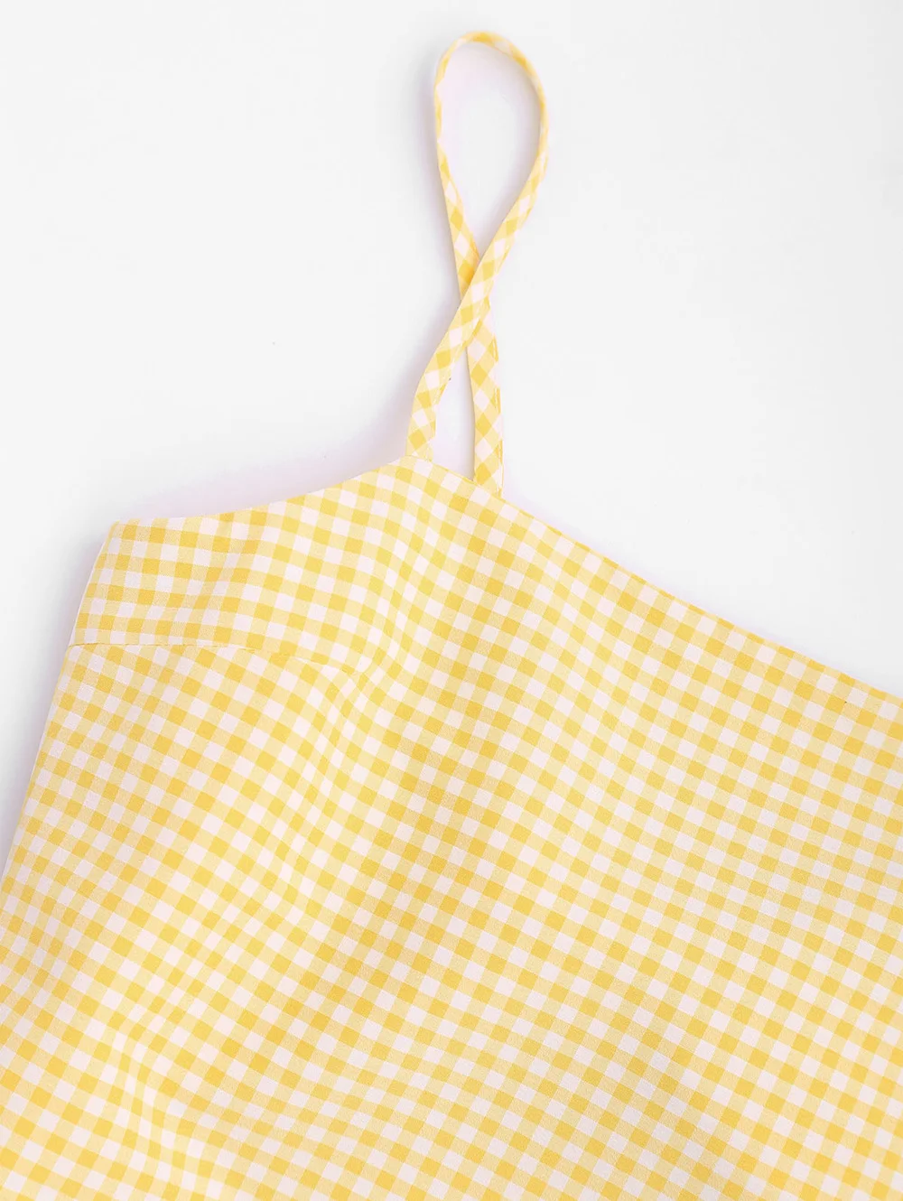 AZULINA Women Sexy Summer Beach Dress Cut Out Sleeveless Spaghetti Strap Sweet Plaid Bow Tie Back Mini Dress Sundress vestidos 3